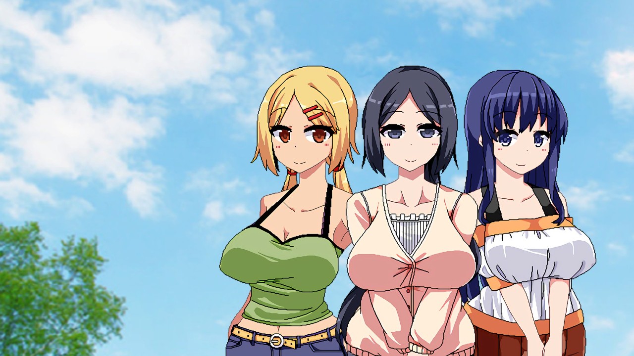 女体狂想曲三位主要角色站在晴朗天空前的封面图